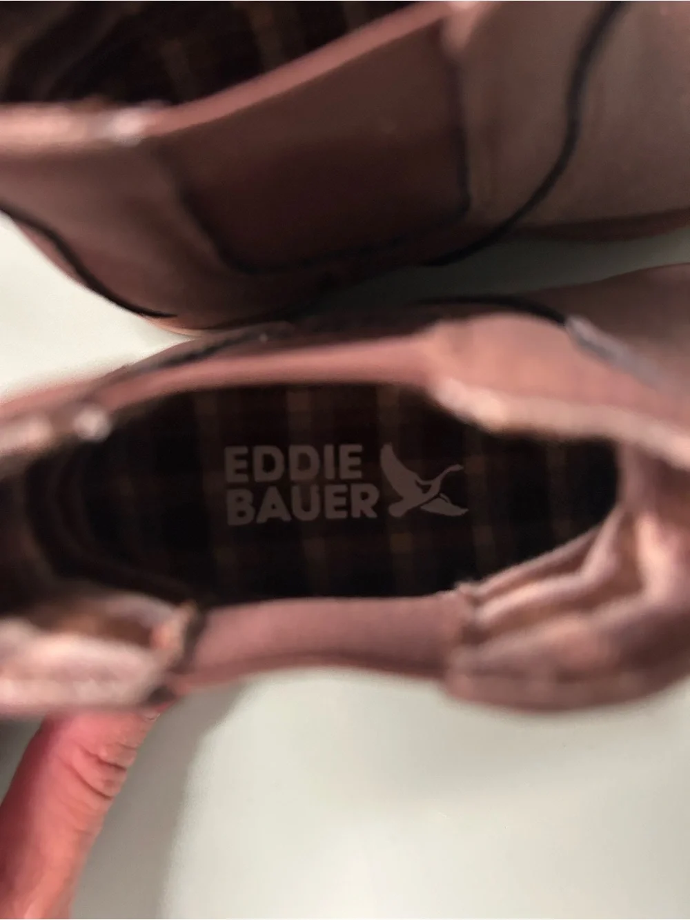 Eddie Bauer Brown Ankle slip on kids Boots size 7
